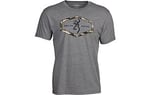 BROWNING SS T-SHIRT BROWNING HEXLOCK HEATHER GRAY LARGE | 048702500688