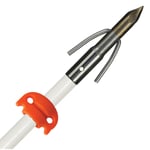 AMS BOWFISHING FIBERGLASS ARROW CHAOS POINT WHITE W/SS | 645756203000