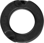 TROPHY RIDGE TRU-PEEP 1/4 Inch BLACK | 754806299174