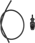 TROPHY RIDGE NO TIE TUBE PEEP 1/4 Inch BLACK | 754806307992