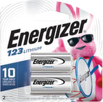 ENERGIZER LITHIUM BATTERIES CR123A 2-PACK | 039800082725