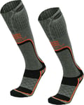 MOBILE WARMING MENS PREMIUM 2.0 MERINO HTD SOCKS GRAY XL | 078928658368