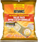 HOTHANDS TOE WARMER VALUE PACK 6 PAIRS PER PACK 8 HOUR W/ADHS | 094733100069