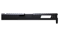 LANTAC Razorback Glock G17 Slide - Black  Stripped  Windowed  Fits Gen 4 | 712038709427