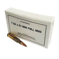 Armscor 7.62x51mm NATO Rifle Ammo  147 Grain  M80 / Full Metal Jacket  200rd Case 10 Boxes | 4806015503191