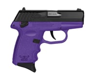  InchSCCY CPX4 SubCompact Pistol  Black / Purple  .380 Auto  3 Inch Inch Barrel  10rd  Ambidextrous Safety Inch | 810099570526