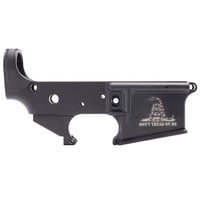 Anderson AM-15 Forged Stripped AR15 Lower Receiver - Black  Dont Tread On Me Logo  Retail Packaging  | NA | 712038922451