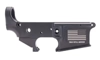  InchAnderson AM15 Forged Stripped AR15 Lower Receiver  Black  Flag   Inch InchThis Well Defend Inch Inch Slogan Inch | 640901512655
