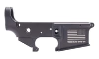  InchAnderson AM15 Forged Stripped AR15 Lower Receiver  Black  Flag   Inch InchThese Colors Never Run Inch Inch Slogan Inch | 640901512648
