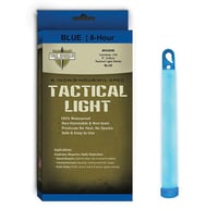 TAC 8 HR LIGHT STICK BLUE 6 IN 10 PKTactical Light Stick Blue  10 pack  6 Inch  8 hours of dependable use  Nontoxic Nonflammable  100 waterproof | 843119030847
