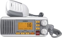 Uniden UM385 Fixed Mount VHF Radio White | 050633501771
