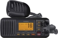 Uniden UM385BK Fixed Mount VHF Radio, Black | 050633501788