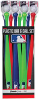 Franklin 64094 MLB Plastic Bat  Ball 12 pc Floor Display | 025725465385