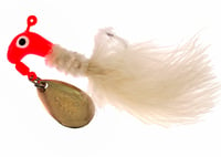 Road Runner 1002-009 Marabou Jig w/Spinner, 1/16 oz, Fluorescent | 020801024791 | Road Runner | Fishing | Baits and Lures | SPINNER RIGS & COMPONENTS