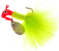 Road Runner 1001-020 Marabou Jig w/Spinner, 1/32 oz, Fluorescent | 020801024562 | Road Runner | Fishing | Baits and Lures | SPINNER RIGS & COMPONENTS