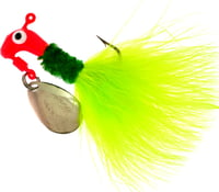 Road Runner 1003-011 Marabou Jig w/Spinner, 1/8 oz, Fluorescent | 020801025118