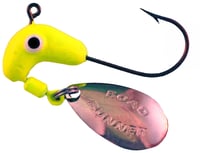 Road Runner 151012 Jig Head w/Spinner, 1/32 oz, Chartreuse | 020801087529