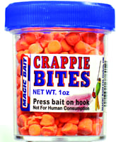 Magic Bait 0512 Crappie Bites Orange, Catch More Slabs, 1oz Jar | 026691778059