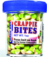 Magic Bait CRP02 Crappie Bites White/Chartreuse, Catch More Slabs | 026691774013