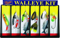 Mepps Walleye Kit - Plain and Dressed Lure Assortment | 022141990644