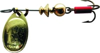 Mepps B0 G Aglia InLine Spinner 1/12 oz, Plain Treble Hook, Gold | 022141001852