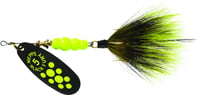 Mepps BF5T CH Black Fury In-Line Spinner, 1/2 oz, Dressed Treble | 022141323046