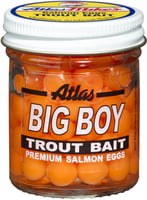 AtlasMikes 203 Big Boy Salmon Eggs, Orange 1.1 oz Jar | 043171002039