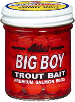 AtlasMikes 206 Big Boy Salmon Eggs, Red 1.1 oz Jar | 043171002060