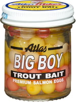 AtlasMikes 208 Big Boy Salmon Eggs, Assorted 1.1 oz Jar | 043171002084