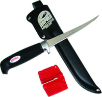 Rapala 6 inch Soft Grip Fillet Knife w Sharpener and Sheath | 022677030159