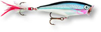Rapala SP07SD Skitter Pop Topwater Lure, 2 3/4 Inch, 1/4 oz, Shad, Floating | 022677021034