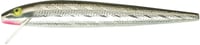 Rebel J5001 Jointed Minnow Lure, 2 1/2 Inch, 1/8 oz, Silver/Black, Floating | 020554001698