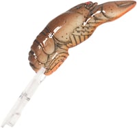 Rebel D7675 Deep Wee Crawfish Lure 2 3/8 Inch, 3/8 oz, Ditch Brown | 020554000196