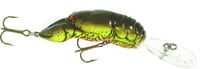 Rebel D7667 Deep Wee Crawfish Lure 2 3/8 Inch, 3/8 oz, Chartreuse/Brown | 020554000189