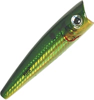 Rebel P66ZGS-R Super Pop-R Topwater Bait, 3 1/8 Inch, 5/16 oz, Sun Perch | 020554055806