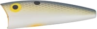 Rebel P6075 Pop-R Topwater Bait, 2 1/2 Inch, 1/4 oz, Foxy Shad, Floating | 020554063917
