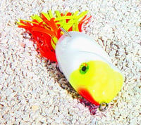 Scum Frog SF-111 Topwater Frog, 2 1/2 Inch, 5/16 oz, Sunburst | 031132001115 | Scrum Frog | Fishing | Baits and Lures | FROGS