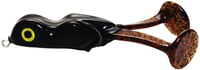 Scum Frog BF-1402 Bigfoot Topwater Frog, 2 1/2 Inch, 3/8 oz, Black | 031132014023