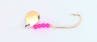 Bear Paw FGBH4 Flicker Snelled Hook, Size 4, Baitholder, Gold, 8 Inch | 022154510044