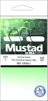 Mustad DFR951-1/0-3U Demon Circle Fluorocarbon Leader 18 Inch 1/0 | 023534028555