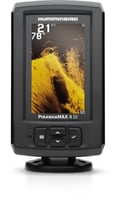 Humminbird 4101601 PiranhaMAX 4 DI Sonar, 4.3 Inch Display, Dual Frequancy | 082324048739