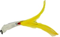 Luhr Jensen 49850140013 Pet Spoon with Yellow Feather, 2 1/4 Inch, 1/4 oz | 012553364317