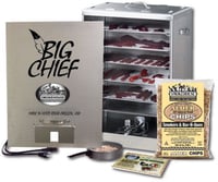 Smokehouse 9894-000-0000 Big Chief Electric Smoker Front Load | 876628001398