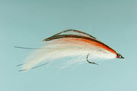 Jackson Cardinal 6031/0 Saltwater Fly, 1/0, Orange  White Deceiver | 027526139304