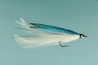 Jackson Cardinal 6141/0 Saltwater Fly, 1/0, Blue  White Deceiver | 027526142892