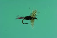 Jackson Cardinal 024-14 Dry Fly 14, Grizzly Hackle Peacock | 027526128025