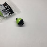 Plastilite HP4GB Round Plastic Float, 11/4 Inch, Green/Black, 3pk | 032413007628