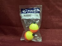Plastilite HP5F Round Plastic Float 1 1/2 Inch Fl/Char 2Pk, Pegable | 032413000254