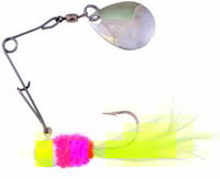 Team Crappie SPD2-738 Spin Caller  1/16 oz, Chartreuse/Pink Electric | 020801480351
