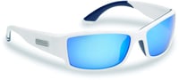 Flying Fisherman 7717WSB Razor Matte White Blue Mirror Sunglasses | 013578107231